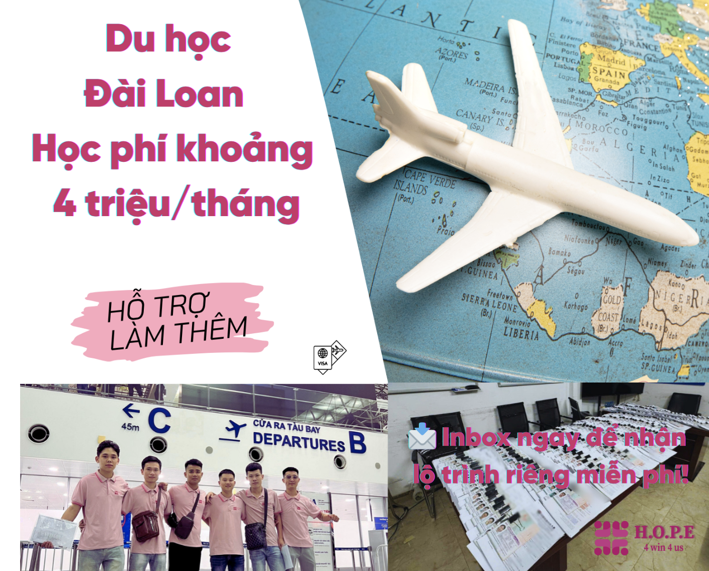 “Du học Đài Loan dễ dàng – Học phí khoảng 4 triệu/tháng, không bắt buộc tiếng Trung đầu vào”